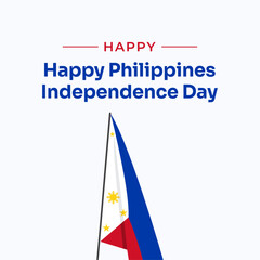 Philippines independence day celebration design template