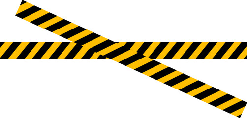 Yellow and Black Alert Stripe