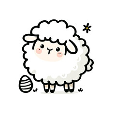 Whimsical Wool: Doodle Sheep Clipart Collection