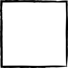 Square frames grunge style. Elements for design