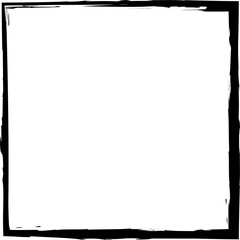 Square frames grunge style. Elements for design