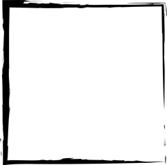 Square frames grunge style. Elements for design