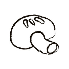 Mushroom in line style