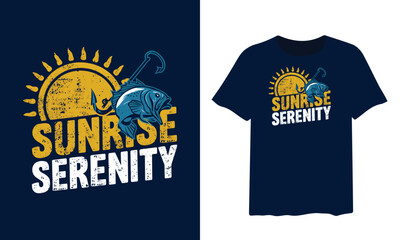 fishing t-shirt design, fishing vector typography t-shirt design.