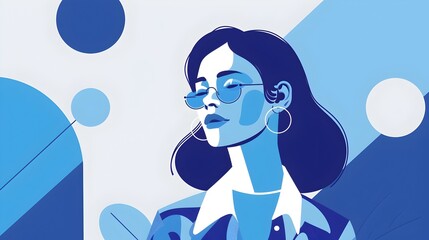 Stylized of a Confident Business Professional