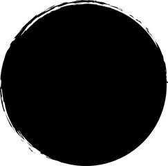Circle brush for stamp, ink and paintbrush design