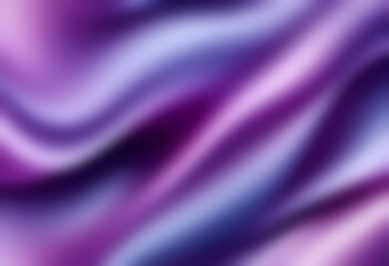 Obraz premium Abstract background with smooth, flowing waves in shades of purple and blue.