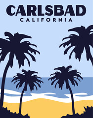 Obraz premium Carlsbad California with beautiful views