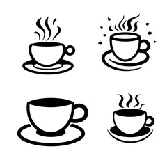 Obraz premium coffee cup logo