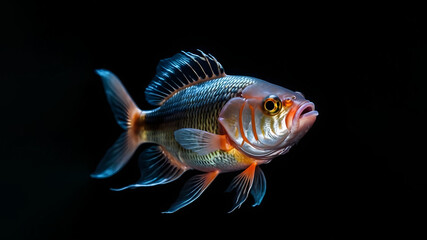 Fototapeta premium aquarium fish, ornamental fish.