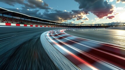 race track background