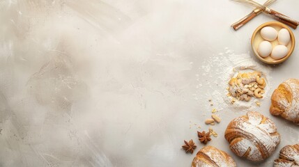 Obraz premium World baking day background concept with copy space