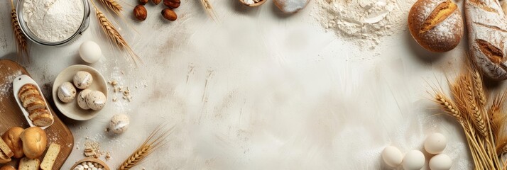 Obraz premium World baking day background concept