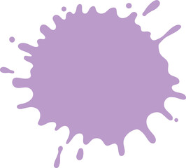 Purple blot paint splash illustration