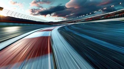 Gordijnen race track background © Imron