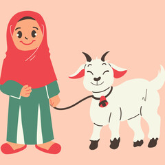 Eid al adha character, eid al adha celebration