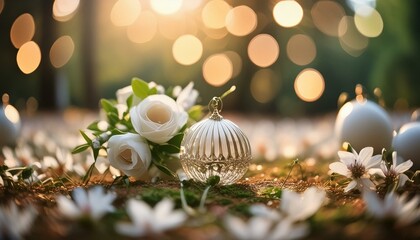 Event celebration  for wedding with small balls