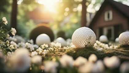 Event celebration  for wedding with small balls