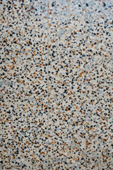 Terrazzo flooring marble stone wall texture abstract background. Colorful terrazzo floor tile on cement surface, architecture interior design pattern, wallpaper material for modern home decoration