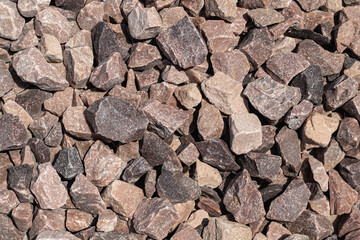 Brown gravel texture background