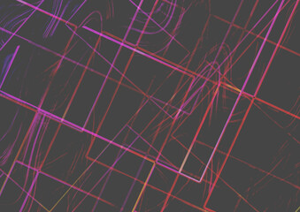 Abstract art red color abstract pattern illustration background