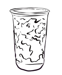 Illustration decoration design element milk tea dessert food beverage 