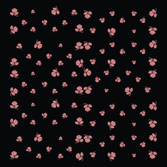 creative background design with a floral theme with the basic shape of a rose