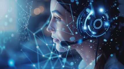 Customer service live chat, focus on, instant support, futuristic, Manipulation, smartphone backdrop