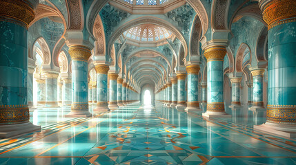 Obraz premium Exploring the Beauty of Global Mosque