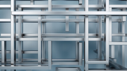 Obraz premium Abstract geometric background with triangles and buildings cells