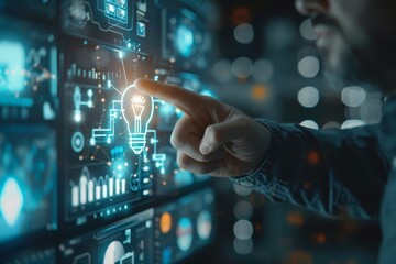 Closeup of a businessman