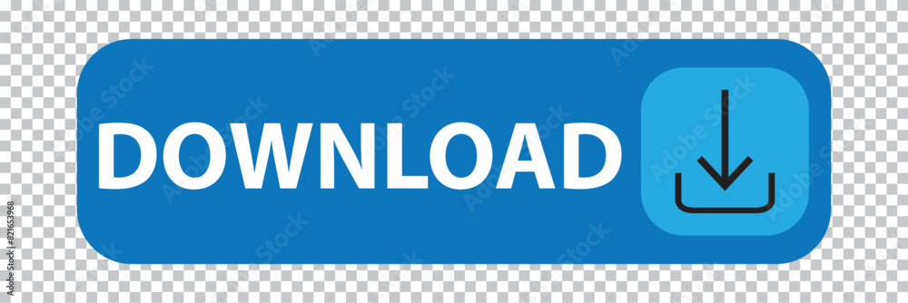 Poster click here banner with shadow. click push button isolated. online shopping. 3d download now blue but