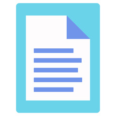 Obraz premium document icon