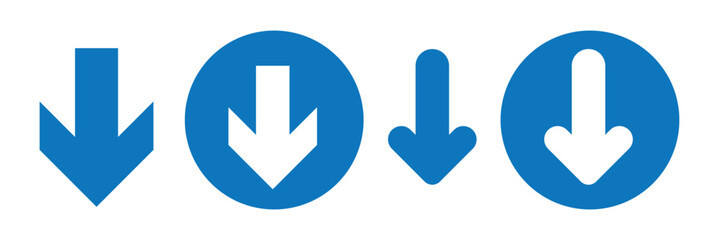 Download icon set. Software download icon . Web icon set. Vector illustration and symbol for website. 11:11