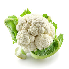 a cauliflower is shown on a white background.