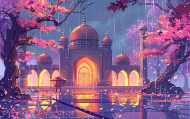 Spring at the Mosque Revival and Peace