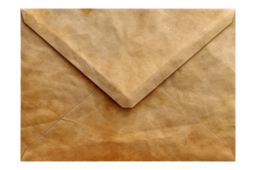 Envelop isolated on transparent background