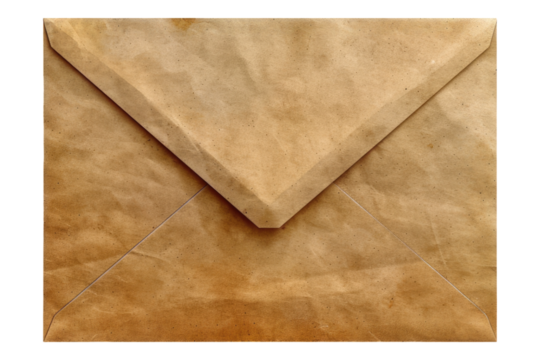 Envelop isolated on transparent background