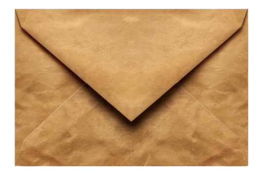 Envelop isolated on transparent background