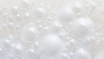 Abstract background of white bubbles in water.  Perfect for a clean and fresh aesthetic.