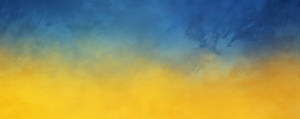 Abstract background with blue and yellow gradient.