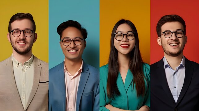 Diverse Group of Young Professionals in a Modern Office Setting Collaborating and Celebrating their Shared Business Accomplishments