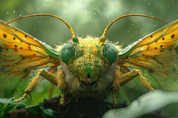 Insect Xeno: Mesmerizing Digital Alien Art with Cinematic Lighting