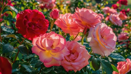 Soft Petals of Garden Roses