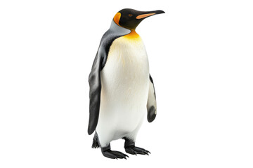 Fototapeta premium Penguin isolated on transparent background