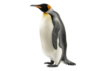Penguin isolated on transparent background