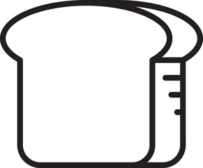Toast Line Icon