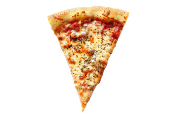 Pizza slice isolated on transparent background