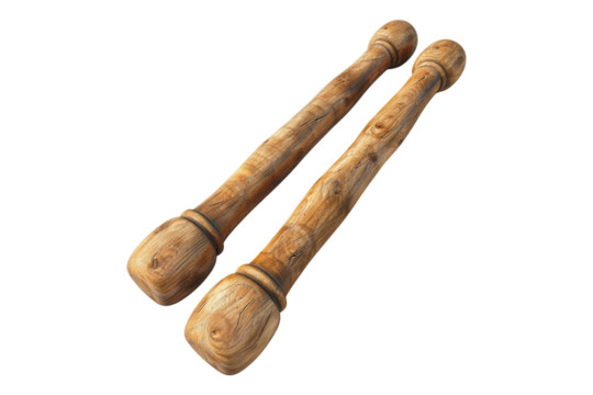 Rolling pins Isolated on transparent background