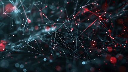 Digitally generated background animation for a wide range of topics related to network security